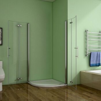H K - Štvrťkruhový sprchovací kút MELODY S4 90 cm s dvojkrídlovými dverami SE-MELODYS490
