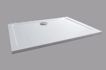 H K - THOR Sprchová vanička z liateho mramoru, obdĺžnik, 140x80x3 cm SE-THOR-14080
