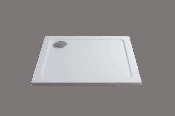 H K - THOR Sprchová vanička z liateho mramoru, štvorec, 76x76x3 cm SE-THOR-76SQ