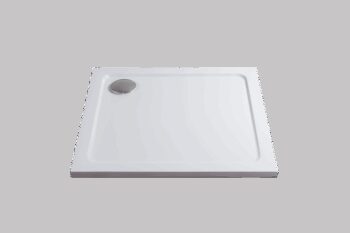 H K - THOR Sprchová vanička z liateho mramoru, štvorec, 76x76x3 cm SE-THOR-76SQ