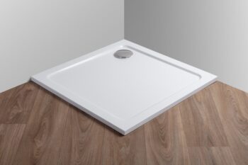 H K - THOR Sprchová vanička z liateho mramoru, štvorec, 76x76x3 cm SE-THOR-76SQ