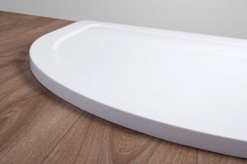H K - THOR Sprchová vanička z liateho mramoru, štvrťkruh, R550 90x90x3 cm SE-THOR-90Q