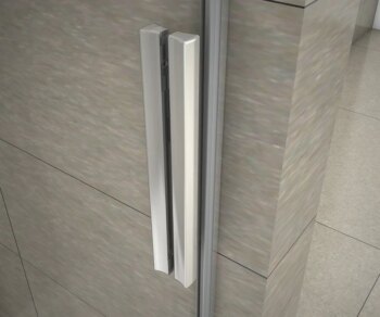 H K - Triestenný sprchovací kút HARMONY U3 90x100x90cm L/P varianta vrátane sprchovej vaničky z liateho mramoru SE-HARMONYU310090/SE- ROCKY-10090