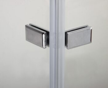 H K - Vaňová zástena S2 CLEAR 100x140cm - dvojdielna sklopná, číre sklo SE-S2CLEAR100