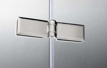H K - Vaňová zástena S2 CLEAR 100x140cm - dvojdielna sklopná, číre sklo SE-S2CLEAR100