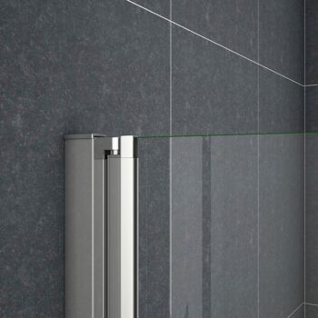 H K - Vaňová zástena S22H 95x140cm - dvojdielna sklopná, číre sklo SE-S22H-95