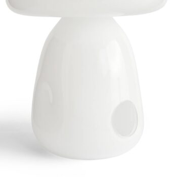 HAY Apollo stolová lampa zo skla, biela