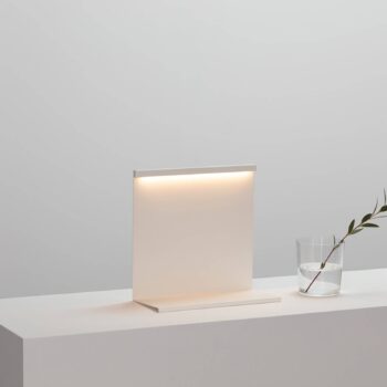 HAY LBM stolová LED lampa stmievač, krémová biela