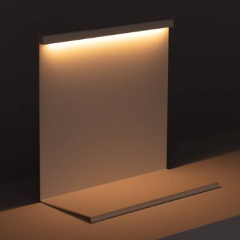 HAY LBM stolová LED lampa stmievač, krémová biela