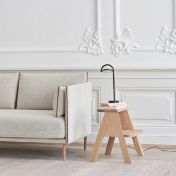 HAY Marselis stolová LED lampa nastaviteľná čierna