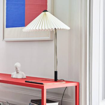HAY Matin 380 LED skladaná stolová lampa, biela