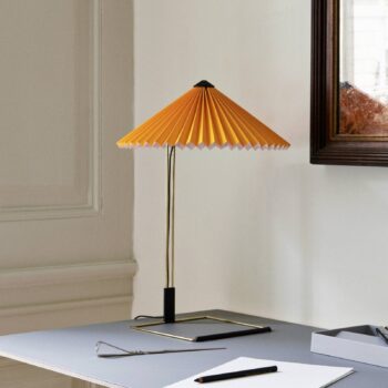 HAY Matin 380 LED skladaná stolová lampa, žltá