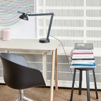 HAY PC Double Arm LED lampa na písací stôl, čierna