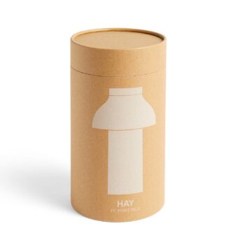 HAY PC Prenosná stolná LED lampa s dobíjacou batériou, krémovo biela