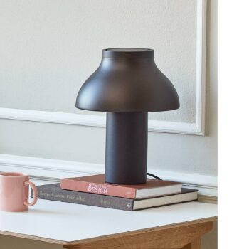 HAY PC stolová lampa hliníková, čierna, výška 33 cm