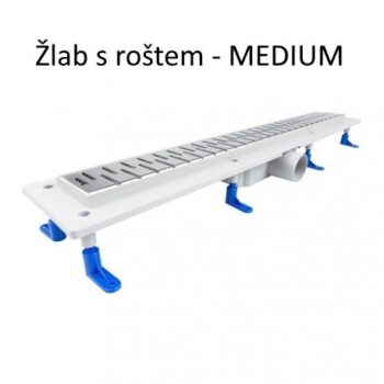 HOPA - Odtokový žľab Standardline MEDIUM - Dĺžka - 50 OLPZLABST49