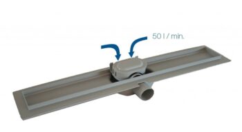 HOPA - Odtokový žľab Standardline MEDIUM - Dĺžka - 90 OLPZLABST89