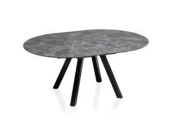 HPL rozťahovací stôl antracit 120-170 cm