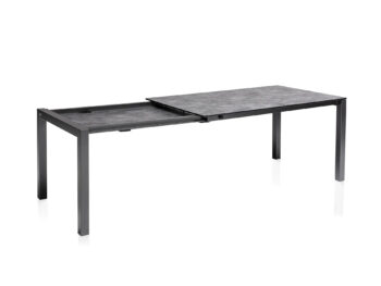 HPL rozťahovací stôl antracit150/210x95 cm