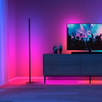 Hama LED stolová lampa WLAN, okrúhla, inteligentná, RGBW, stmievateľná