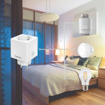 Hama Mini WLAN zásuvka ovládanie aplikáciou/hlasom