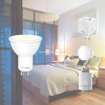 Hama WLAN LED reflektor GU10 5,5W 120° CCT stmieva