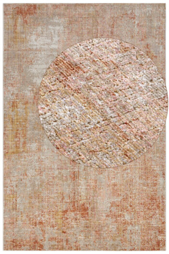 Hanse Home, AKCIA: 190x280 cm Kusový koberec Cairo 105585 Gizeh Cream Red – na von aj na doma, oranžová, chodba / predsieň