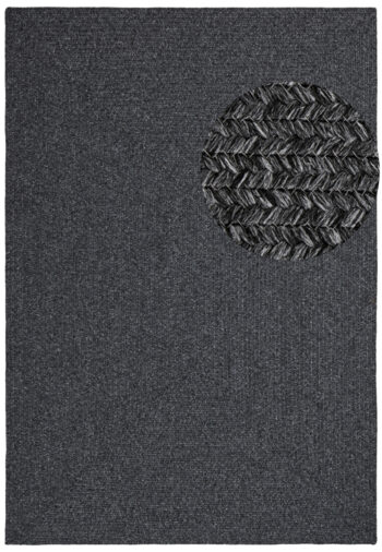 Hanse Home, AKCIA: 80x150 cm Kusový koberec Braided 105550 Dark Grey – na von aj na doma, šedá, chodba / predsieň