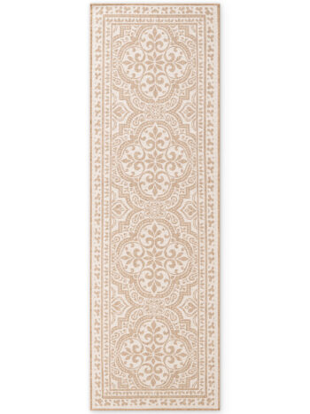Hanse Home, AKCIA: 80x250 cm Behúň Duet Rosel 106252 Beige/White - na von aj na doma, béžová, chodba / predsieň