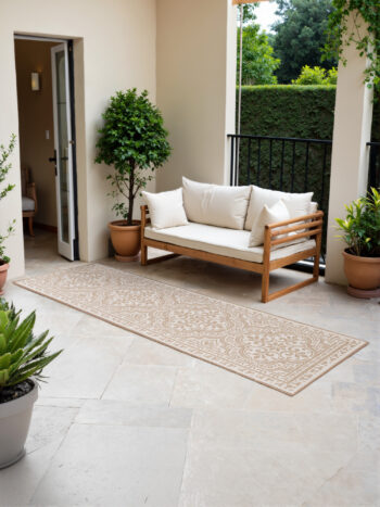 Hanse Home, AKCIA: 80x250 cm Behúň Duet Rosel 106252 Beige/White - na von aj na doma, béžová, chodba / predsieň