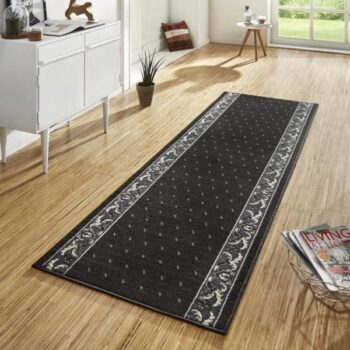 Hanse Home, AKCIA: 80x300 cm Behúň Basic 102835, čierna, chodba / predsieň
