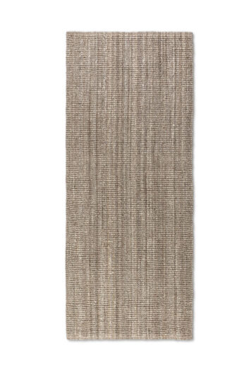 Hanse Home, Behúň Bouclé Jute 105975 Grey Brown, 80x200, hnedá, chodba / predsieň