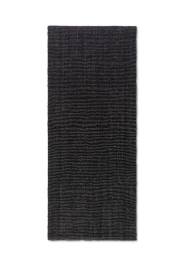 Hanse Home, Behúň Bouclé Jute 105976 Black, 80x200, čierna, chodba / predsieň