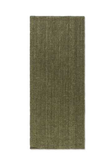 Hanse Home, Behúň Bouclé Jute 105977 Jungle Green, 80x200, zelená, chodba / predsieň