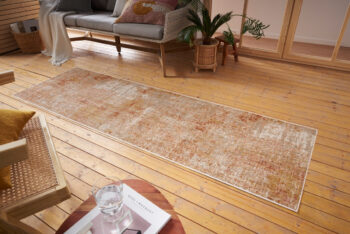 Hanse Home, Behúň Cairo 105585 Gizeh Cream Red – na von aj na doma, 80x200, oranžová, chodba / predsieň