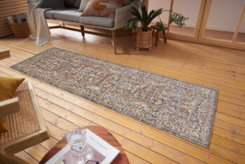 Hanse Home, Behúň Cairo 105589 Luxor Grey Multicolored – na von aj na doma, 80x200, viacfarebná, chodba / predsieň
