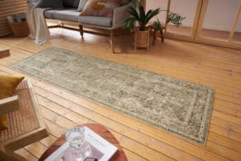 Hanse Home, Behúň Cairo 105592 Luxor Black Cream – na von aj na doma, 80x200, béžová, chodba / predsieň