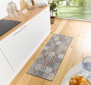 Hanse Home, Behúň Cappuccino 105879 Mosaik Grey Multicolored, 75x150, viacfarebná, chodba / predsieň