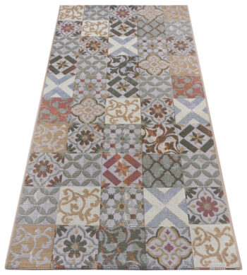 Hanse Home, Behúň Cappuccino 105879 Mosaik Grey Multicolored, 75x150, viacfarebná, chodba / predsieň