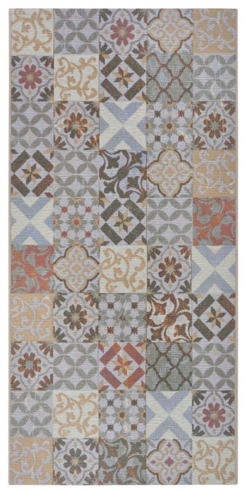 Hanse Home, Behúň Cappuccino 105879 Mosaik Grey Multicolored, 75x150, viacfarebná, chodba / predsieň