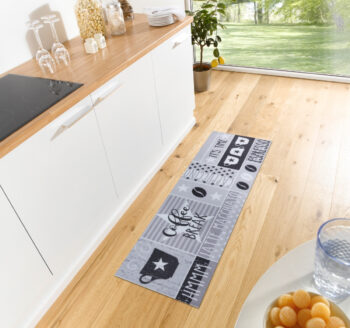 Hanse Home, Behúň Cook & Clean 105723 Grey Black White, 50x150, šedá, kuchyňa
