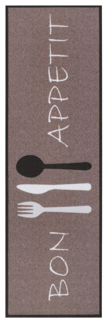 Hanse Home, Behúň Cook & Clean 105724 Brown White, 50x150, hnedá, kuchyňa