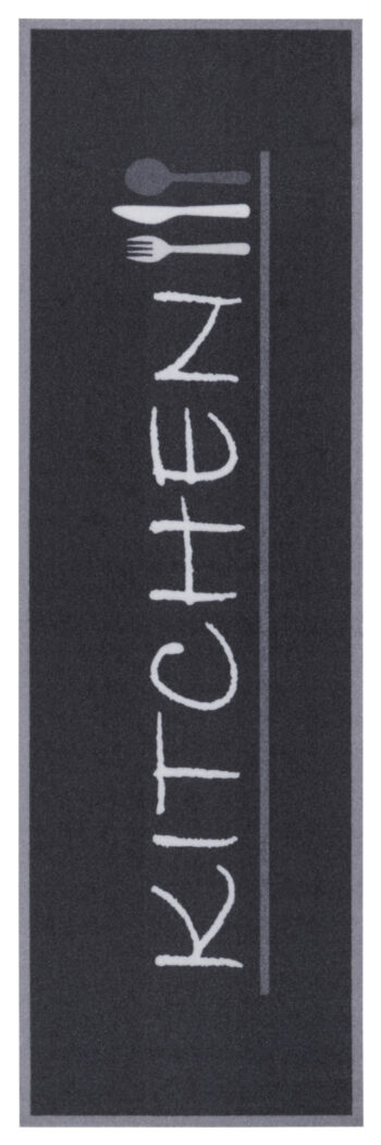 Hanse Home, Behúň Cook & Clean 105725 Black White, 50x150, šedá, kuchyňa
