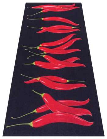 Hanse Home, Behúň Cook & Clean 105727 Black Red, 50x150, červená, kuchyňa