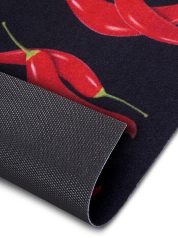 Hanse Home, Behúň Cook & Clean 105727 Black Red, 50x150, červená, kuchyňa