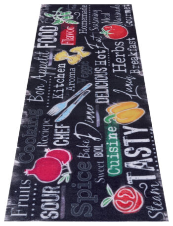 Hanse Home, Behúň Cook & Clean 105730 Black Multicolored, 50x150, viacfarebná, kuchyňa