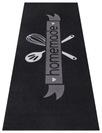 Hanse Home, Behúň Cook & Clean 105732 Black White Grey, 50x150, čierna, kuchyňa