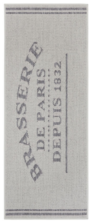 Hanse Home, Behúň Cucina Brasserie de Paris 105625 Cream Grey, 92x150, biela, kuchyňa