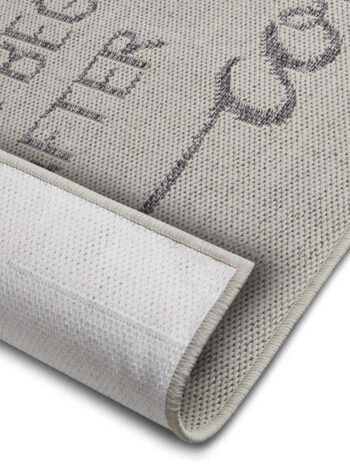 Hanse Home, Behúň Cucina Life Begins After Coffee 105628 Cream Grey, 92x150, biela, kuchyňa