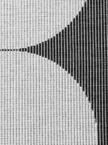 Hanse Home, Behúň Duet Bowen 106244 Black/White - na von aj na doma, 80x250, čiernobiela, chodba / predsieň